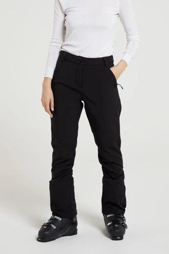 Sierra II Extreme Pantalon de ski softshell femme - Noir