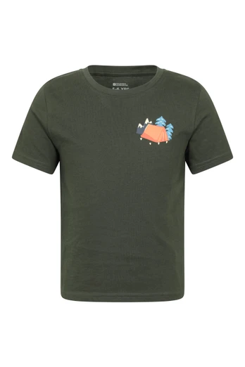 Tent Kids Short Sleeve T-Shirt - Khaki