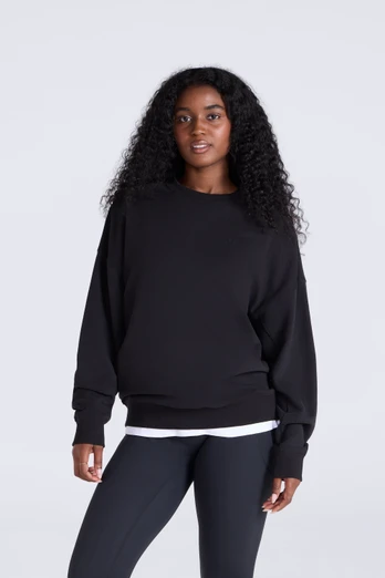 Dakota Womens Graphic Sweatshirt - Black