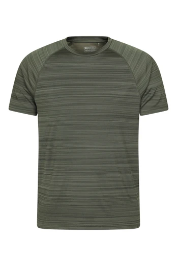 Endurance Stripe IsoCool Mens Tee - Green