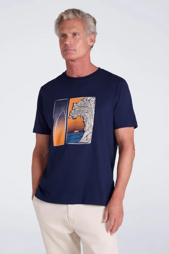 Surfers Mens T-Shirt - Navy