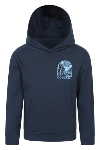 Cornwall Kids Hoodie - Navy