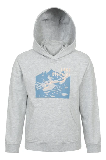 Kids Lake District Hoodie - Grey