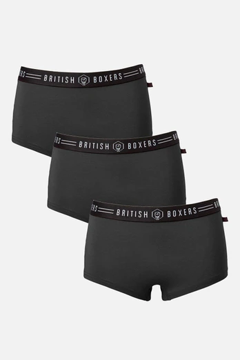 Womens 3-Pack Hipster Briefs - Kohl Black