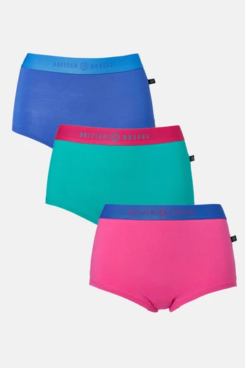 Womens 3-Pack Hipster Briefs - Amusements