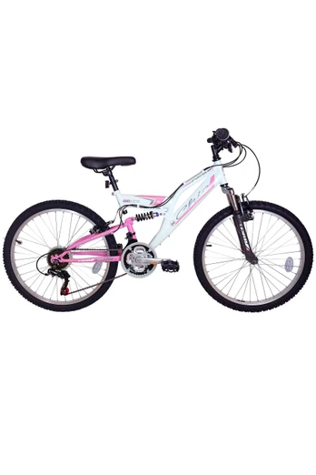 Dallingridge Chic 24" Junior Mountain Bike - White/Light Pink