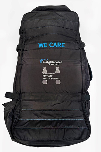 Paddleboard Bag With Wheels And Backpack - Black