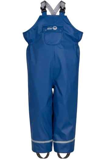 Forest Leader Kids Insulated Pu Dungarees - Navy