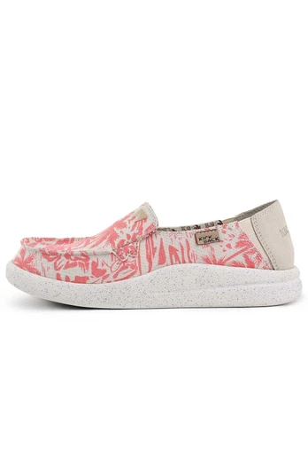 Rizzo Womens Soft Back Loafer - Pink Beach Print
