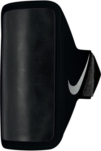 Plus Unisex Slim Phone Armband - Black/White