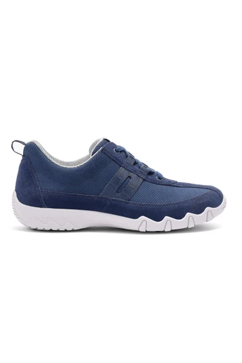 Leanne II Women's Regular Fit Nubuck Trainer - French Navy