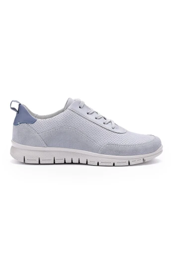 Gravity II Women's Regular Fit Nubuck Trainer - Pale Blue