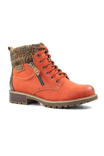 Millie Womens Waterproof Fashion Boot - Orange