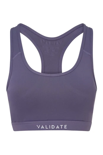247 Essential Womens Sports Bra - Purple