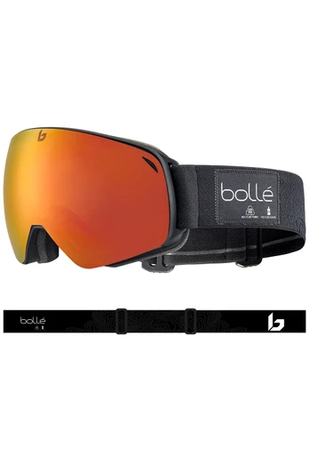 Eco Torus M Unisex Snow Goggles - Matte Black/sunrise