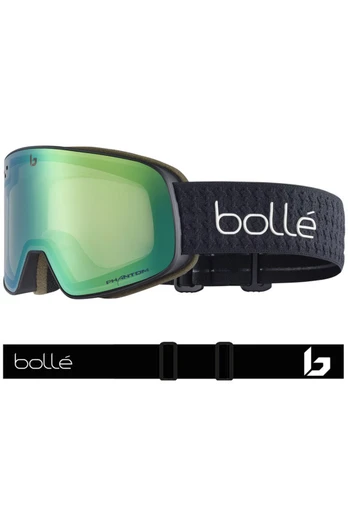 Nevada Unisex Snow Goggles - Black Corp/phantom Green Photo