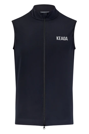 Essential Mens Cycling Gilet - Black