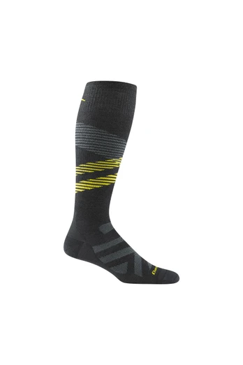 Mens Knee High Merino Wool Ski Snowboard Socks - Grey