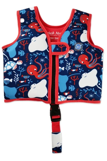 Go Splash Kids Swim Vest With Belt - Under The Sea