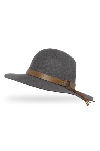 Taylor Women's Water-repellant Wool Felt Hat - Heathered Dark Gray