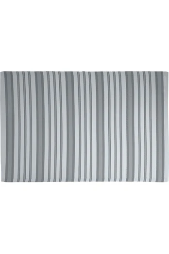 Stripes Outdoor Camping Rug 120cm x180cm - Grey & White Stripes