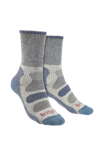 Womens Hiking Lightweight Socks - Smoky Blue