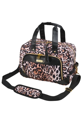 Vela 20L Women's Under Seat Cabin Holdall Bag - Golden Leopard