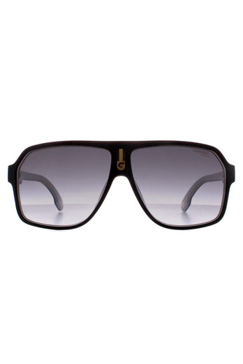 1001 Sunglasses - Black White / Grey Gradient