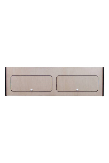 Overhead Camper Cabinet & Trim - 120 x 35 x 35cm