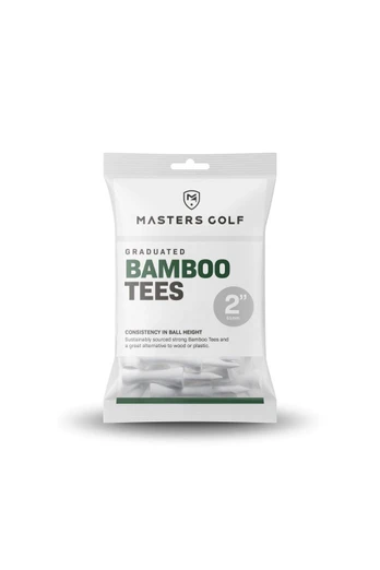 Bamboo Graduated Golf Tees - 2" (Bag of 20) - White