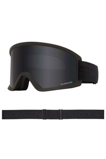 DX3 OTG Unisex Snow Goggles - Blackout/Dark Smoke