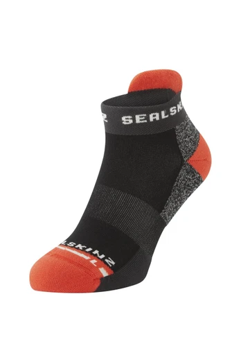 Anti-Blister Anklet Running Unisex Socks - Black