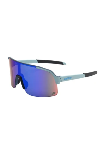 Afternoon Side Quest Wraps Unisex Sunglasses - Blue