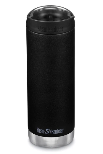 Vacuum Insulated 473ml Coffee Tumbler Café Cap - Black