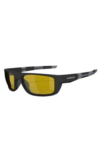 Leech Polarised Fishing Water Sunglasses Moonstone - Yellow