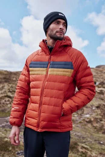 EMS Featherpack Extreme Mens Down Packable Jacket - Burnt Orange