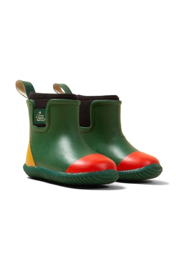 Lined Ankle 90% Natural Rubber Wellies - Green