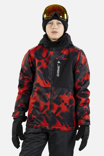 Misfit Kids Ski Jacket - Red Vandal