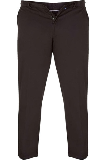 D555 Bruno Mens Chino Trousers - Black