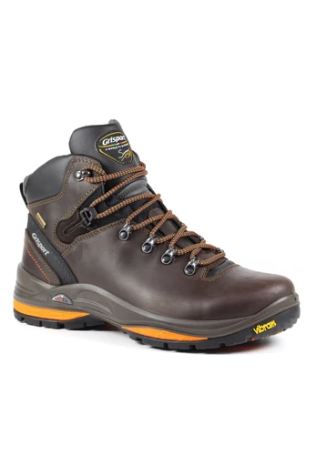 Saracen Mens Waterproof Hiking Boots - Brown Waxed Leather