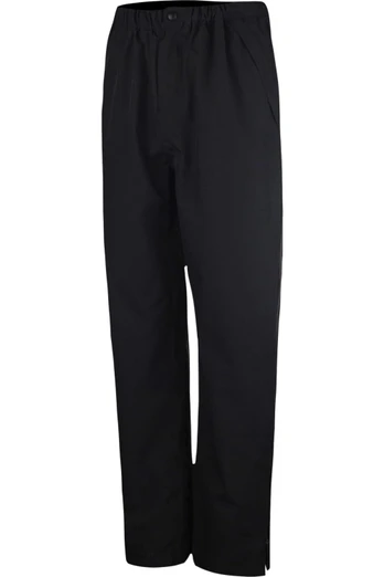 Golf Mens Inner Drop Hem Waterproof Trousers - Black