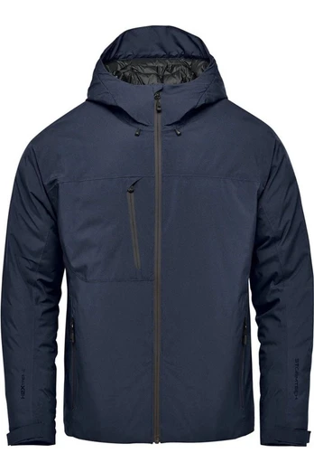 Nostromo Mens Thermal Soft Shell Jacket - Navy/Graphite Grey