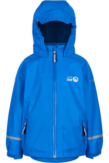 Forest Leader Kids Insulated PU Waterproof Jacket - Blue
