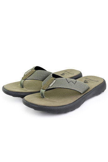 Koloa Unisex Flip Flop - Khaki/Black