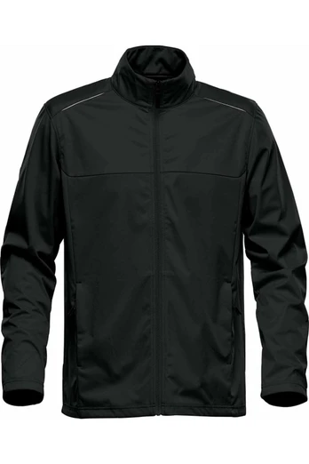 Greenwich Mens Lightweight Softshell Jacket - Black