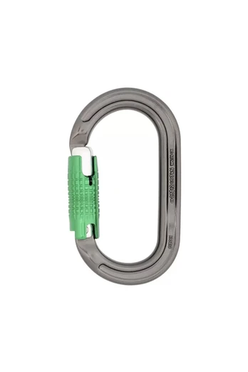 Ultra O Locksafe Karabiner - Grey/Green