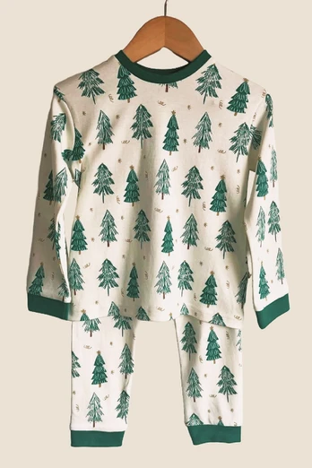 Kids Christmas Pyjama - Cream