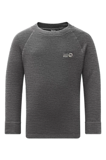 Cosy Cub Merino Thermal Top - Charcoal