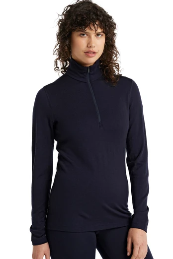Merino 260 Womens Tech L/S Half Zip Base Layer - Black