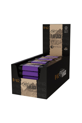 Explore Organic Vegan Flapjack 20 x 65g - Black Forest